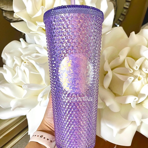 ‼️LAST ONE💜Starbucks China purple glitter studded